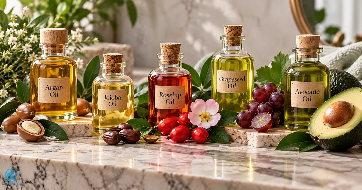 روغن آرگان، جوجوبا، رزهیپ، هسته انگور و آووکادو برای پوست صورت