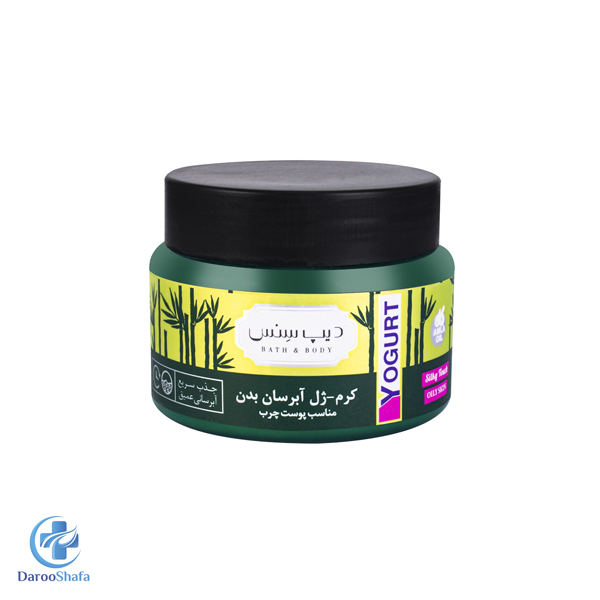 کرم ژل آبرسان بدن درخت چای و بامبو دیپ سنس