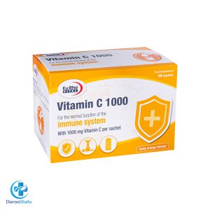 ساشه ویتامین سی 1000 میلی گرم یوروویتال