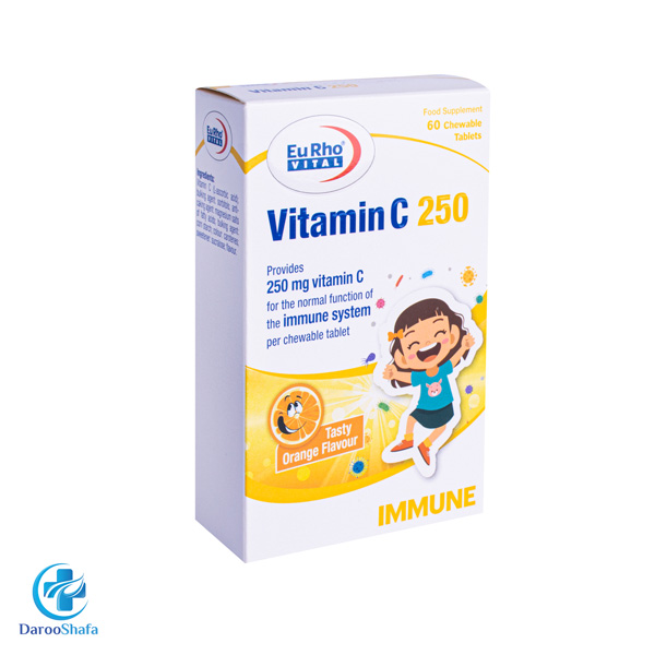 ویتامین ث 250 جویدنی یوروویتال
