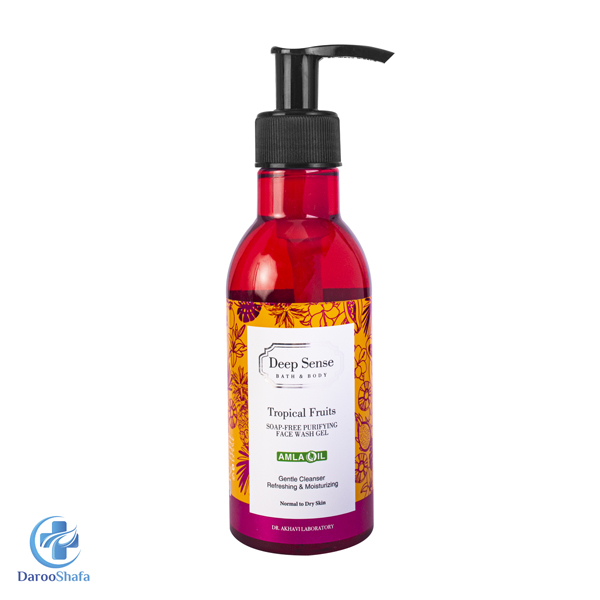 ژل شستشوی صورت تروپیکال پوست خشک و معمولی دیپ سنس - Image 2