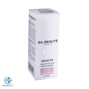 کرم ضد آفتاب مینرال سل اکتیو SPF50 (بژ روشن) ژیل بوته