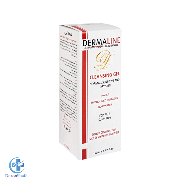 شوینده پوست خشک و حساس درمالاین - Image 2