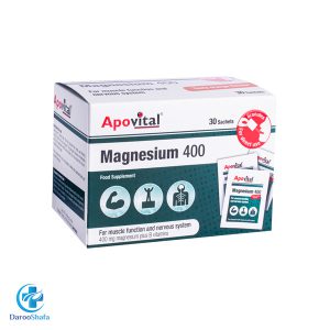 منیزیم 400 میلی گرم آپوویتال