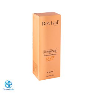 کرم ژل ضد آفتاب ضدلک و روشن کننده SPF50+ رویوال