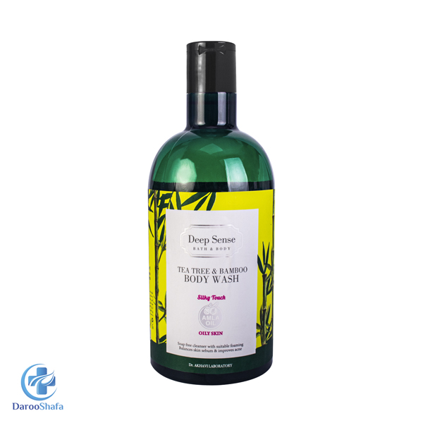 شامپو بدن با عصاره درخت چای و بامبو دیپ سنس