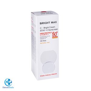 کرم ضد آفتاب رنگی SPF 50 مناسب انواع پوست برایت مکس