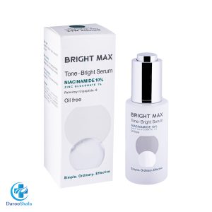سرم روشن کننده و ترمیم کننده نیاسینامید برایت مکس