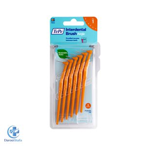 مسواک بین دندانی  مدل نارنجی دسته دار سایز 1 تپه