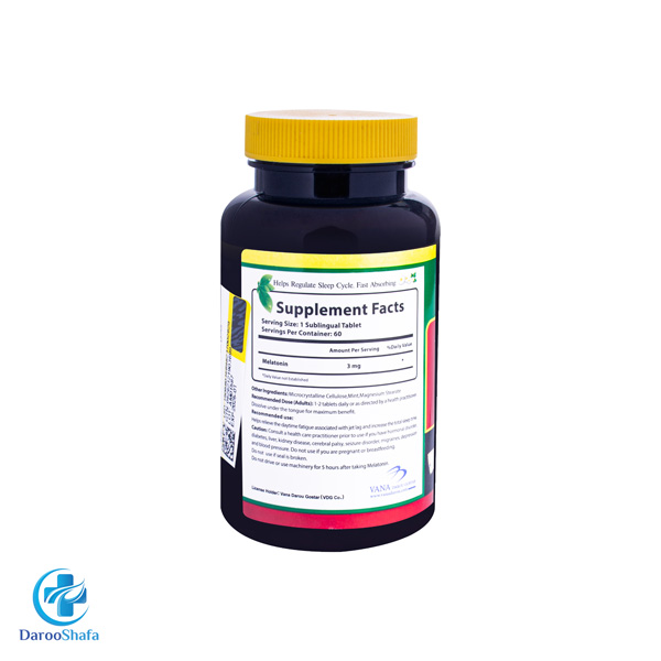 قرص واناتونین 3 میلی گرم ملاتونین نورم لایف - Image 3