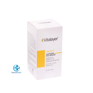 سرم دور چشم کافئین و ویتامین سی ویتالیر