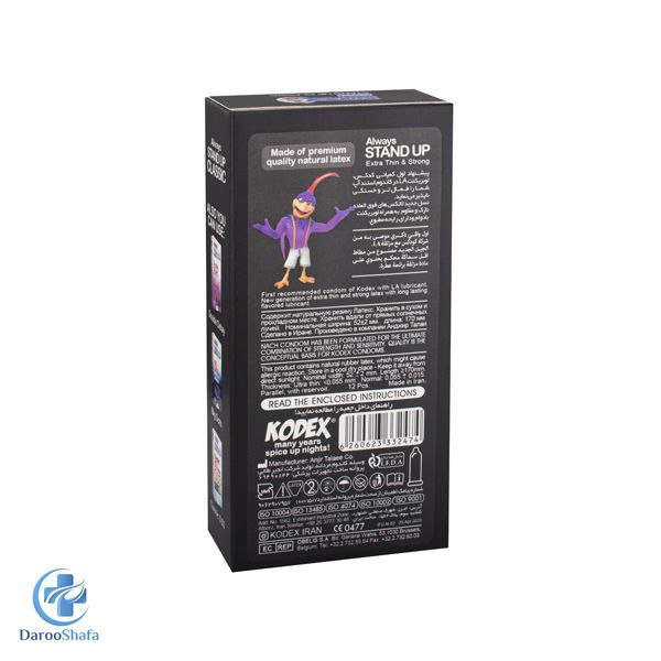 کاندوم استند آپ کلاسیک (12 عددی) کدکس - Image 2