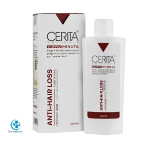 شامپو ضد ریزش مینوتا موهای چرب 200 میل سریتا