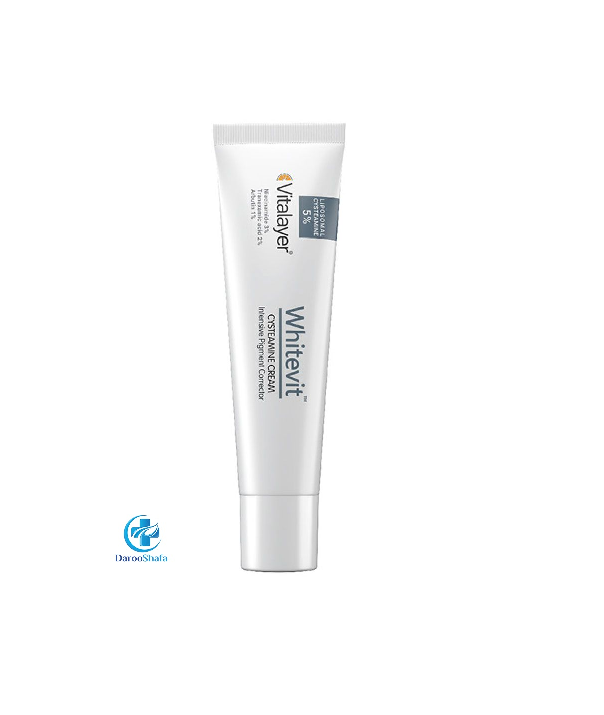 کرم ضدلک و روشن کننده قوی سیستئامین ٪5 وایت ویت ویتالیر