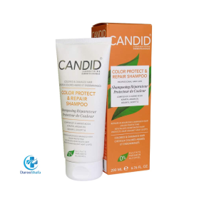 شامپو تثبیت رنگ و ترمیم مو برای موهای رنگ شده و آسیب دیده کاندید