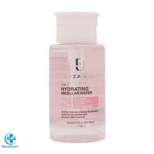 محلول پاک کننده آرایش پوست خشک و حساس 3 در 1 بیزانس