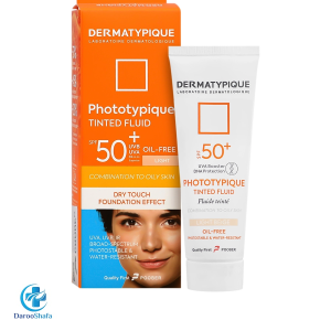 فلوئید ضد آفتاب رنگی پوست چرب SPF50 درماتیپپیک