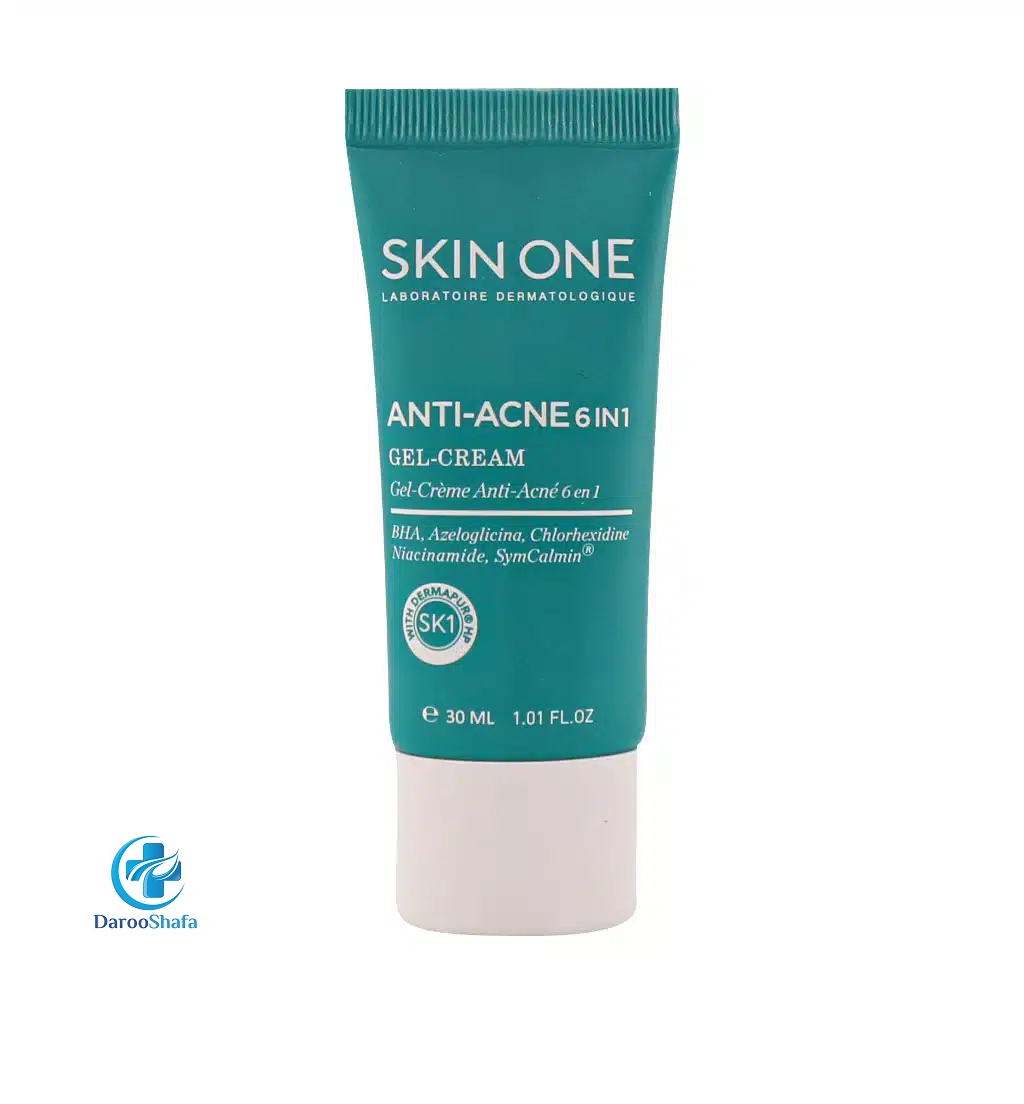 ژل کرم مناسب پوست های آکنه دار 6 در 1 اسکین وان - Image 2