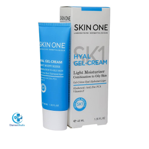 ژل کرم مرطوب کننده پوست مختلط تا چرب اسکین وان