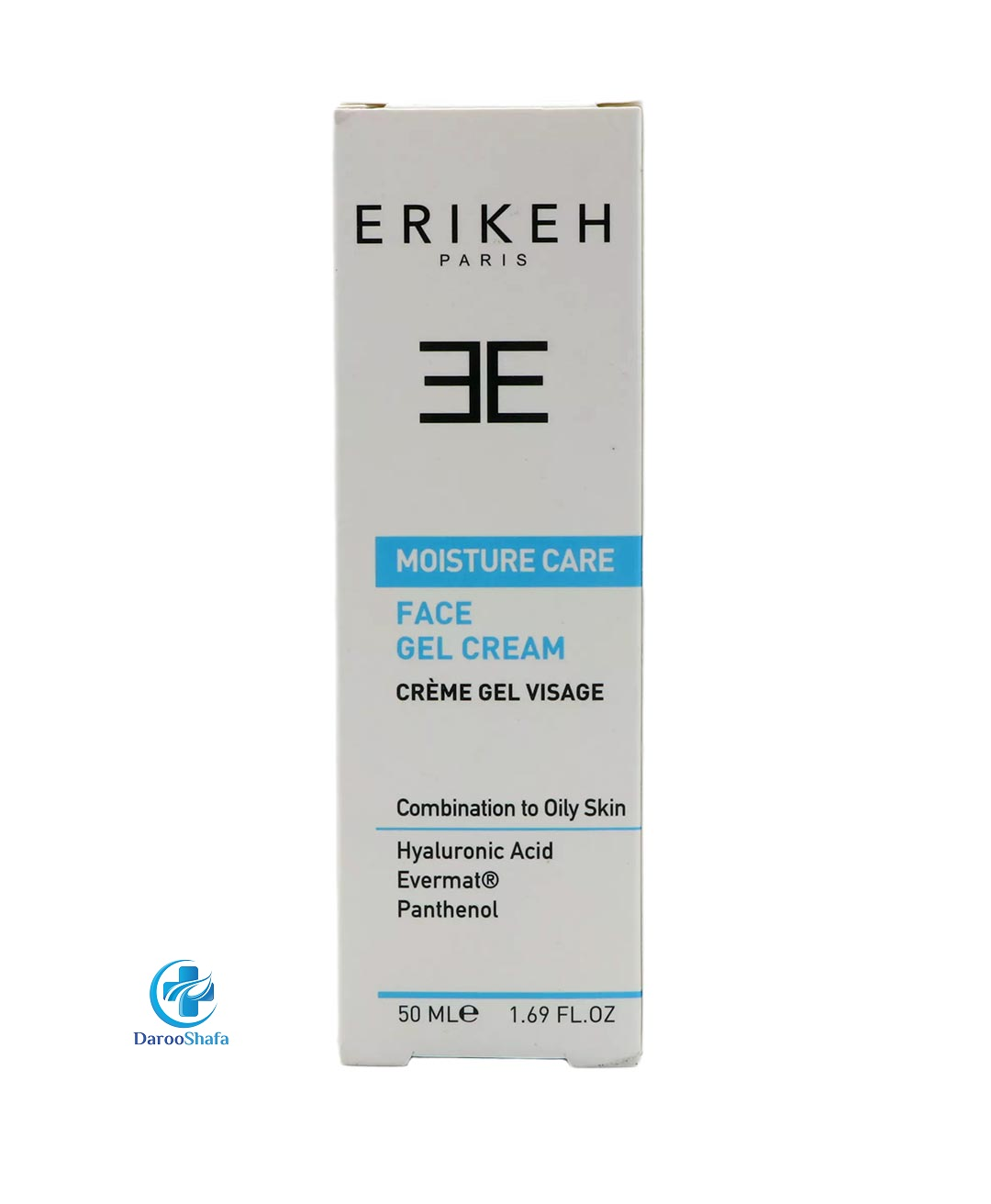 ژل کرم مرطوب کننده پوست مختلط تا چرب اریکه