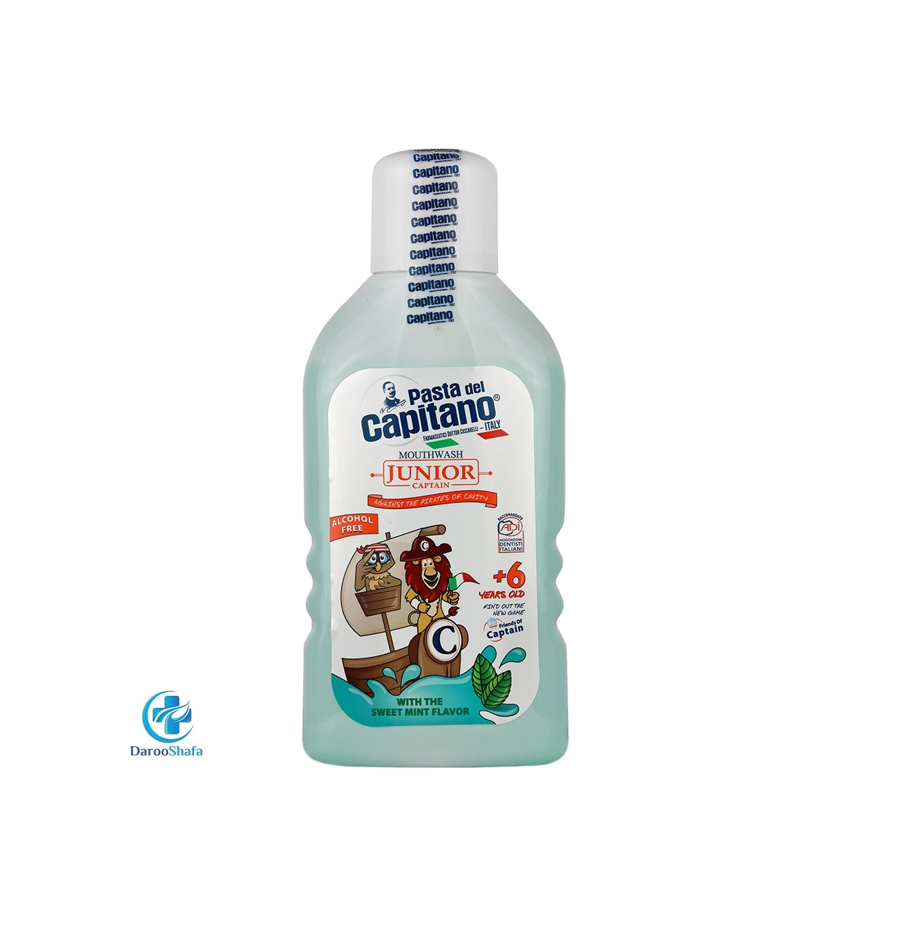 دهانشویه جونیور کودکان +6 سال پاستا دل کاپیتانو