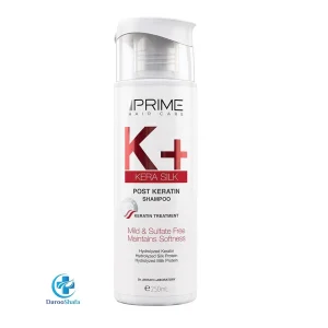 شامپو موهای کراتینه شده +K پرایم