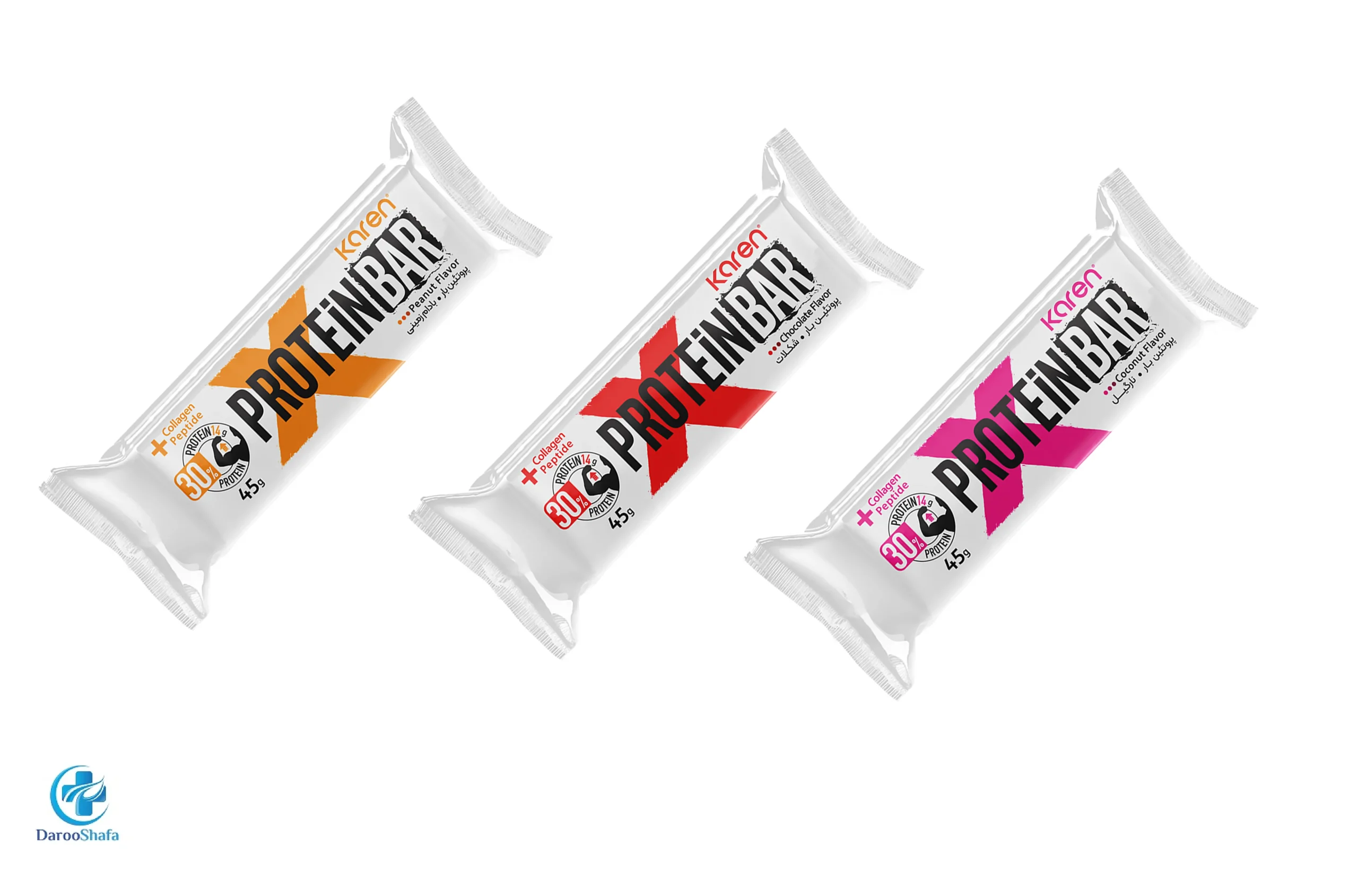 پروتئین بار 45 گرمی کارن