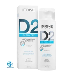 شامپو ضد شوره پوست سر خشک D2 پرایم