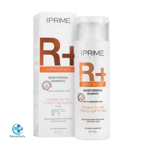 شامپو رطوبت رسان موهای خشک و آسیب دیده +R پرایم