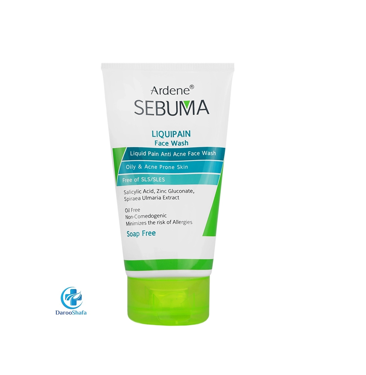 مایع شوینده غیر صابونی پوست چرب و دارای آکنه صورت آردن سبوما - Image 2