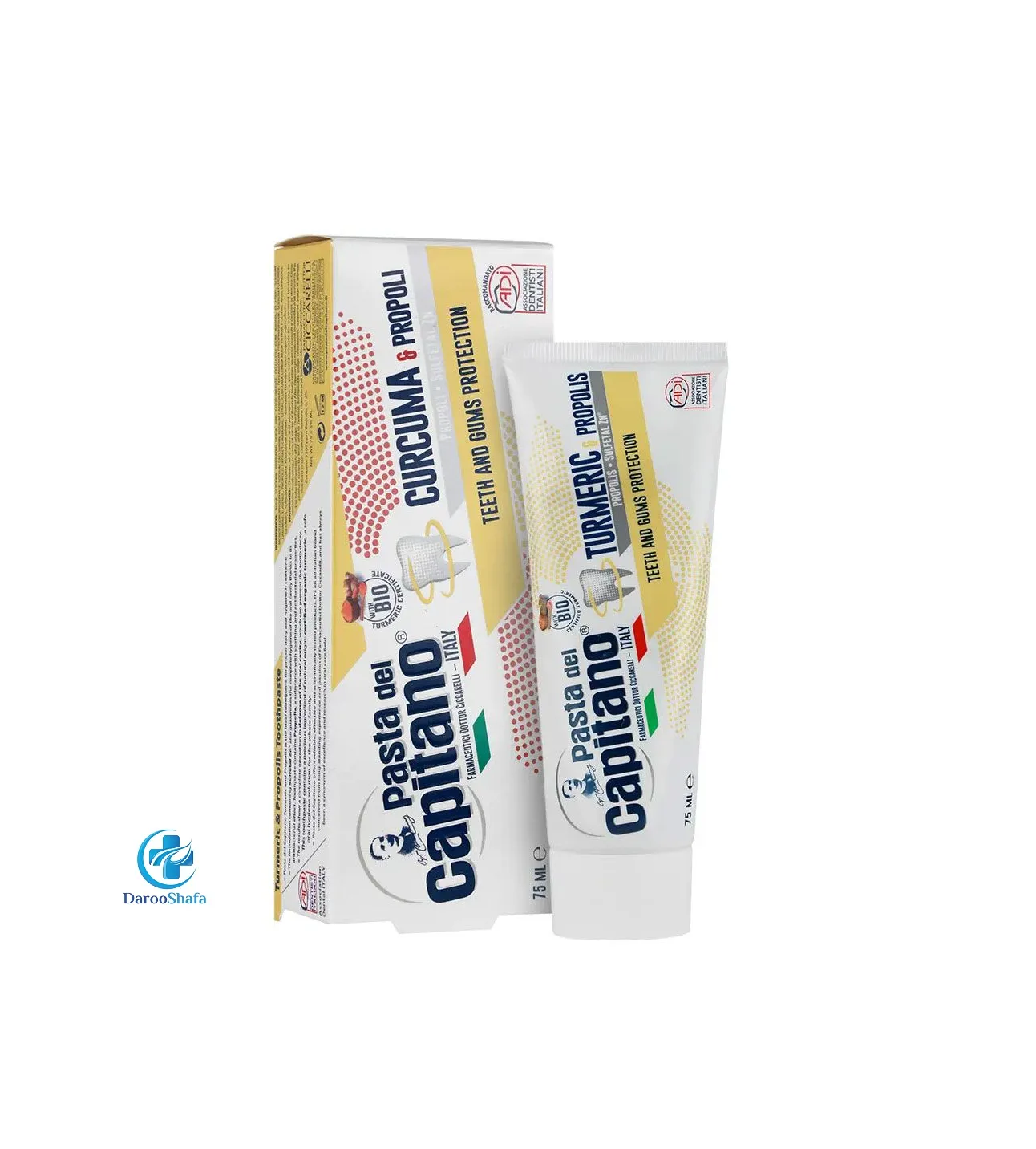 خمیردندان زردچوبه پاستا دل کاپیتانو - Image 2