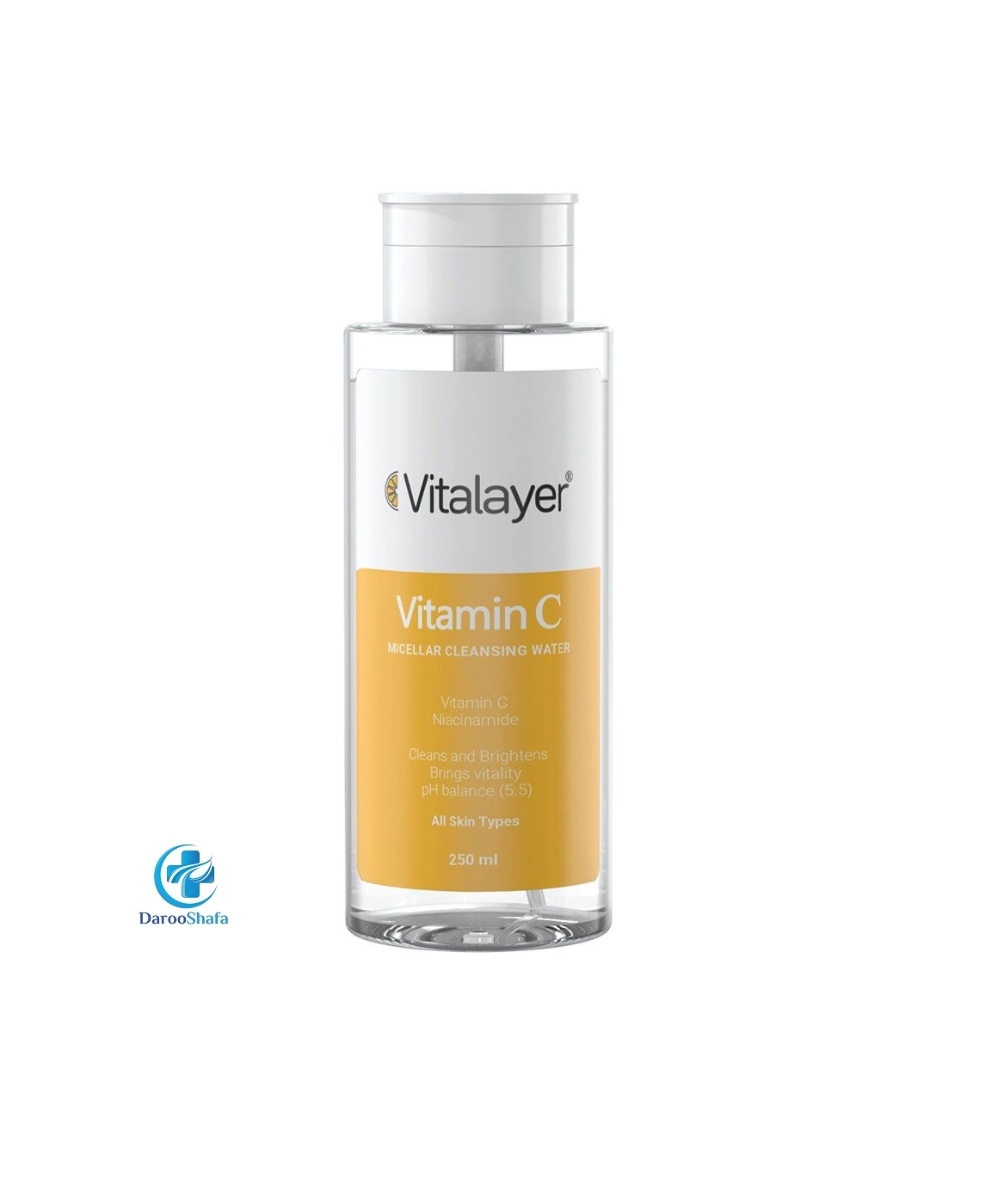 محلول پاک کننده آرایش ویتامین سی ویتالیر