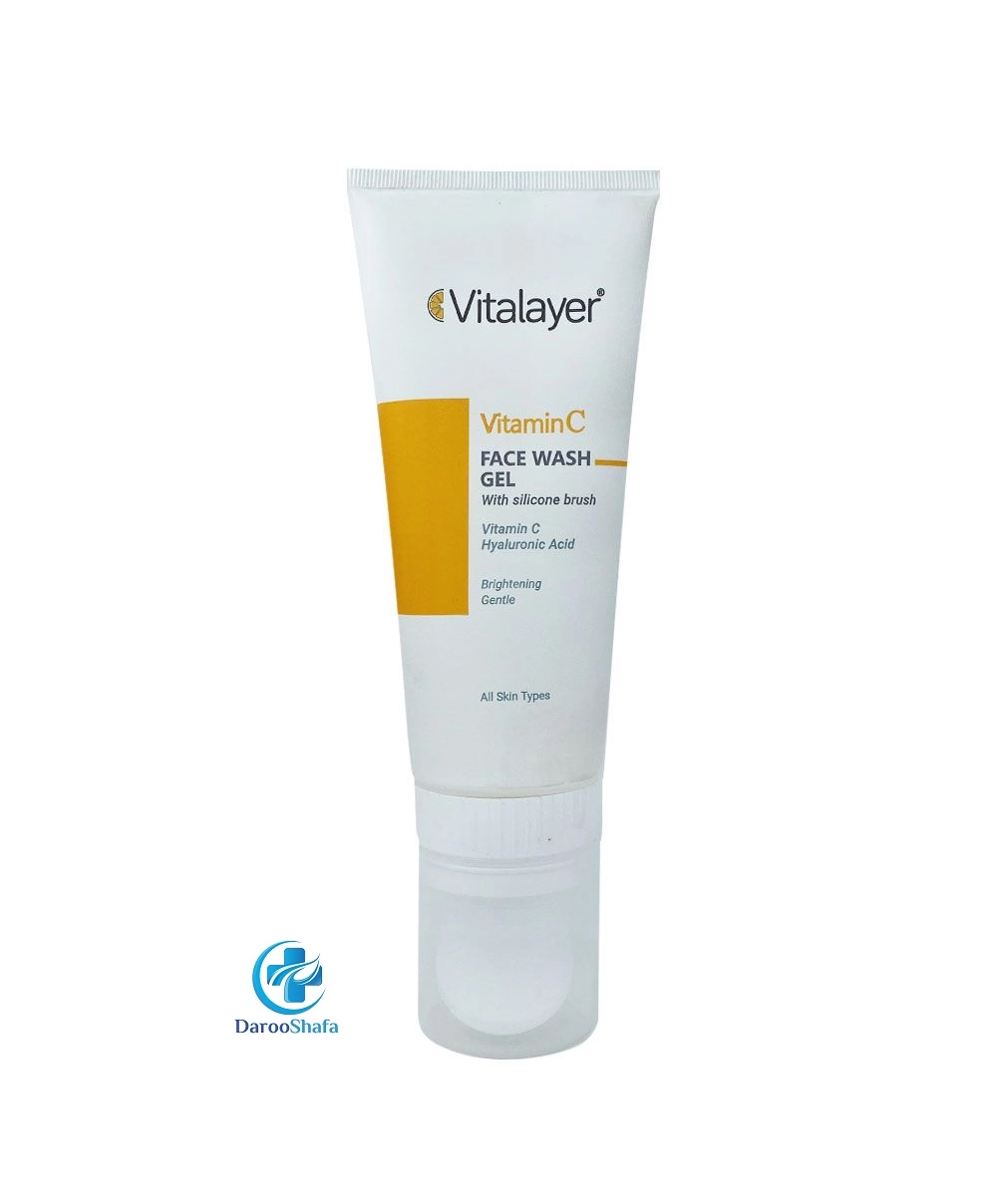 ژل شستشوی صورت ویتامین سی انواع پوست 200میل ویتالیر
