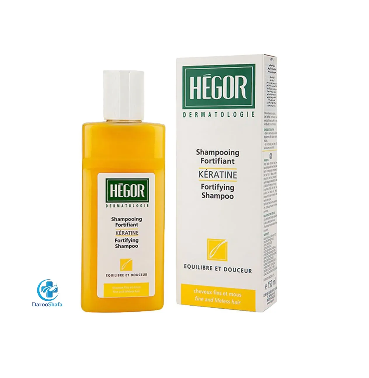 شامپو تقویت کننده حاوی کراتین 150 میل هگور
