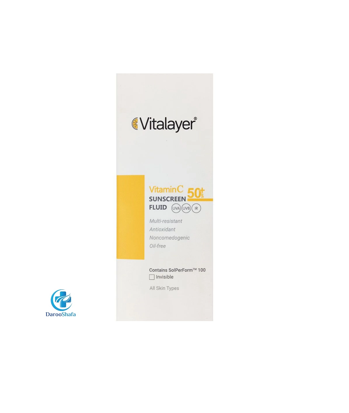 فلوئید ضدآفتاب ویتامین سی +SPF50 بی رنگ ویتالیر - Image 2