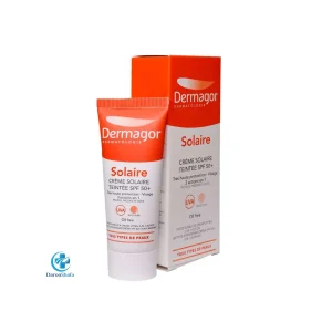 ضدآفتاب رنگی فاقد چربی درماگور SPF50