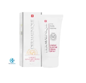 کرم ضد آفتاب بی رنگ 50 SPF درمایونیک