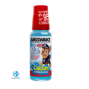 دهانشویه مناسب کودکان حاوی 0/1 درصد سدیم فلوراید پسرانه میسویک