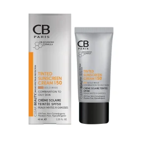 کرم ضد آفتاب رنگی اس پی اف 50 پوست مختلط تا چرب سی بی