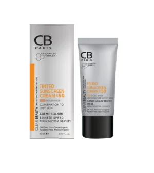 ضد آفتاب رنگی SPF 50 پوست چرب سی بی پاریس