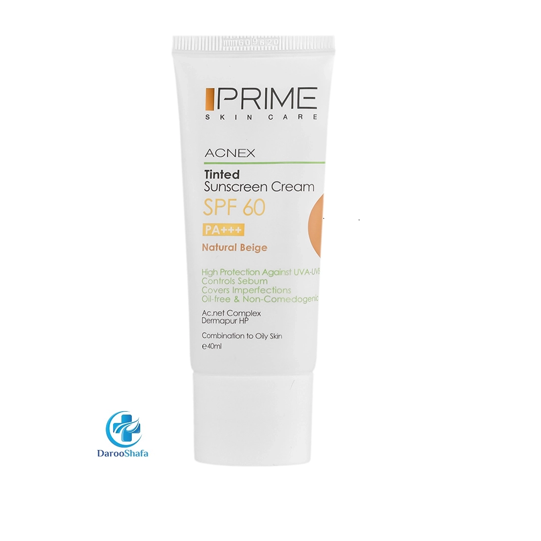کرم ضد آفتاب رنگی SPF60 نمای ۳