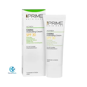کرم مرطوب کننده SPF30 بی رنگ فاقد چربی 50 میل پرایم