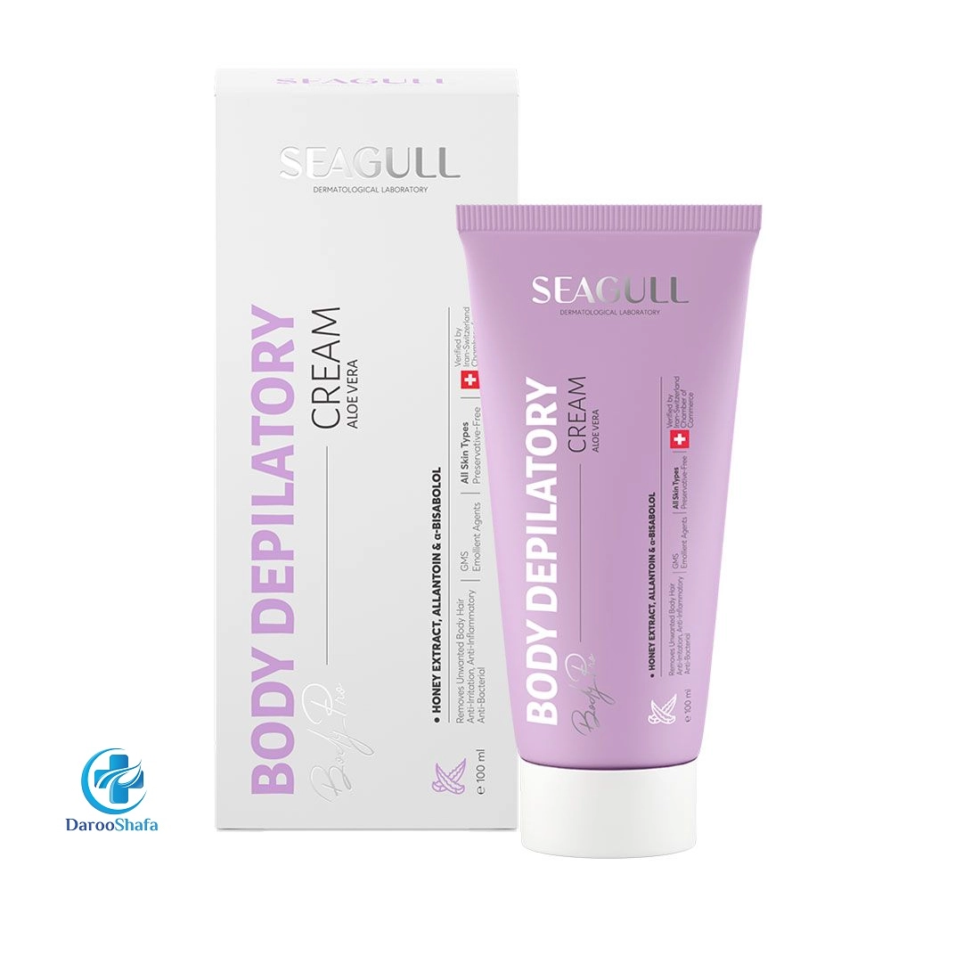 کرم موبر بدن حاوی آلوئه ورا 100میل سی گل - Image 2