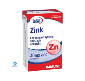 کپسول زینک 40 میلی گرم 60 عددی یوروویتال