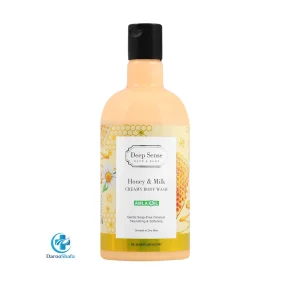 شامپو بدن کرمی شیر و عسل 400 میل دیپ سنس