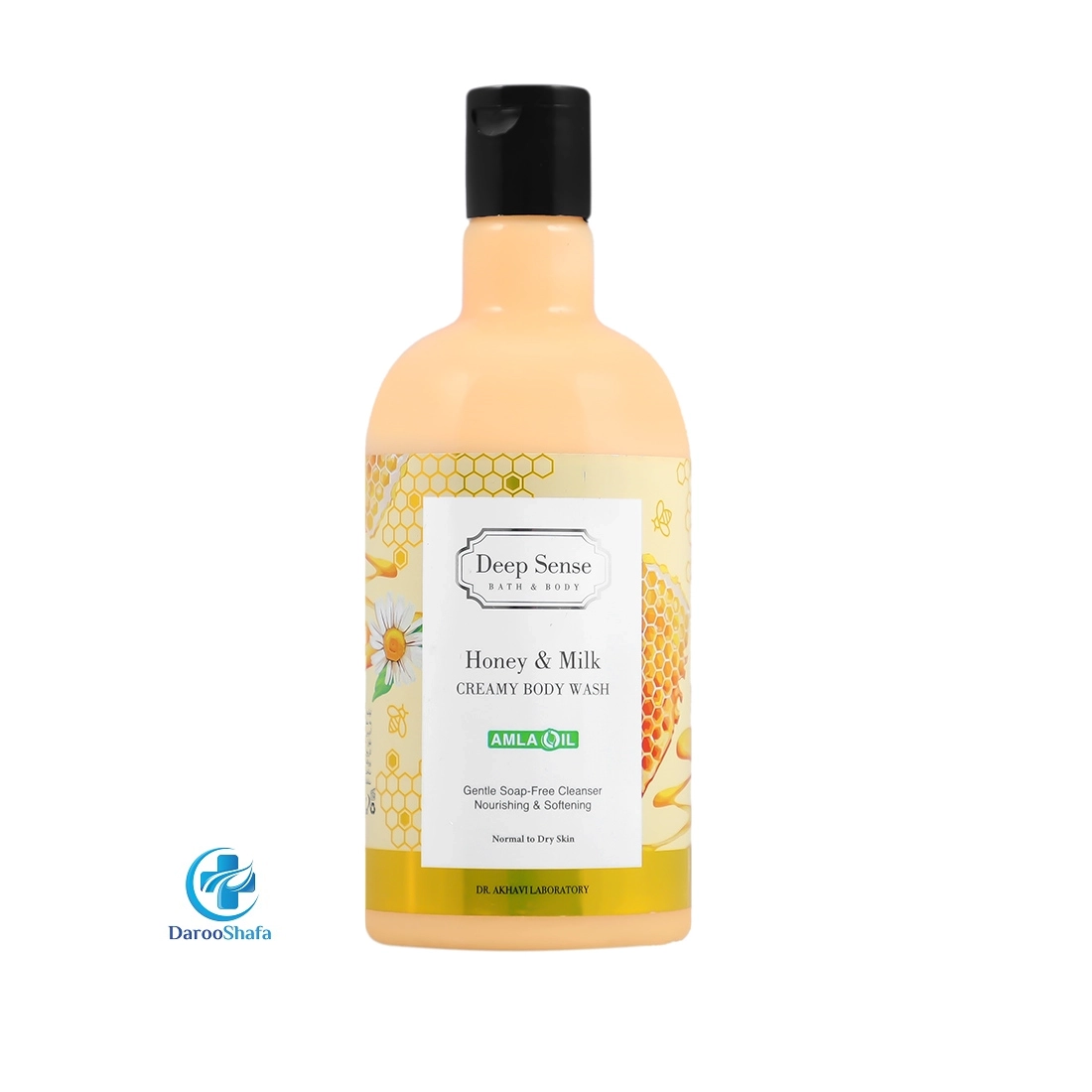 شامپو بدن کرمی شیر و عسل 400 میل دیپ سنس