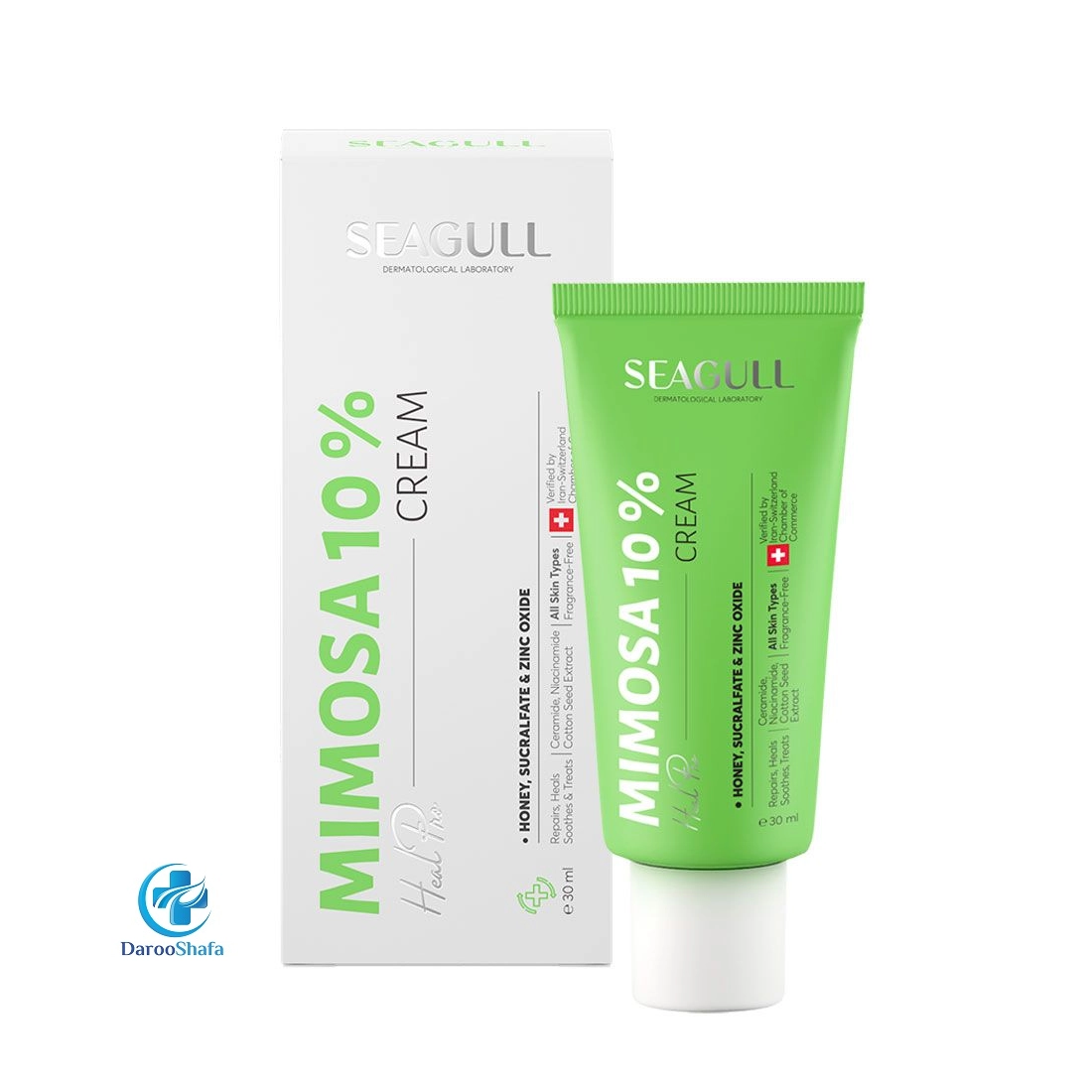 کرم ترمیم کننده پوست میموزا %10 سی گل - Image 3