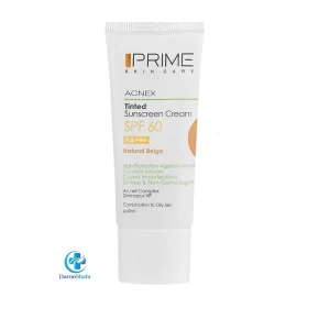 کرم ضد آفتاب رنگی SPF60 پرایم