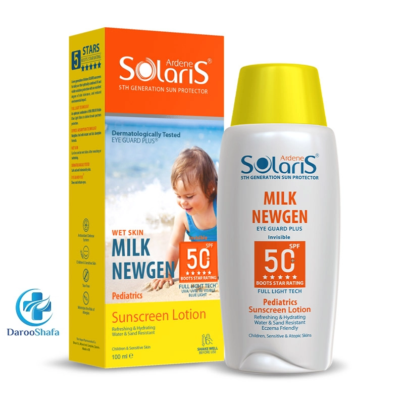 ضد آفتاب کودک میلک نیوژن SPF50 آردن سولاریس