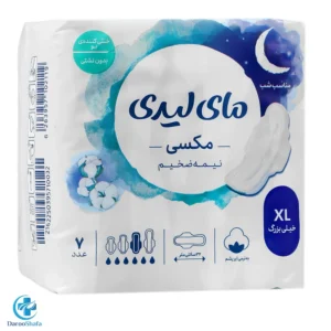 نوار بهداشتی مکسی نیمه ضخیم XL مای لیدی